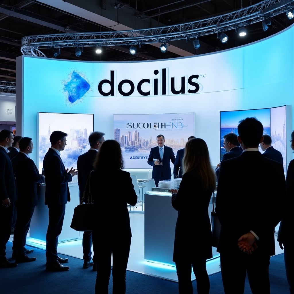 Equipo de Docilus en evento sectorial internacional