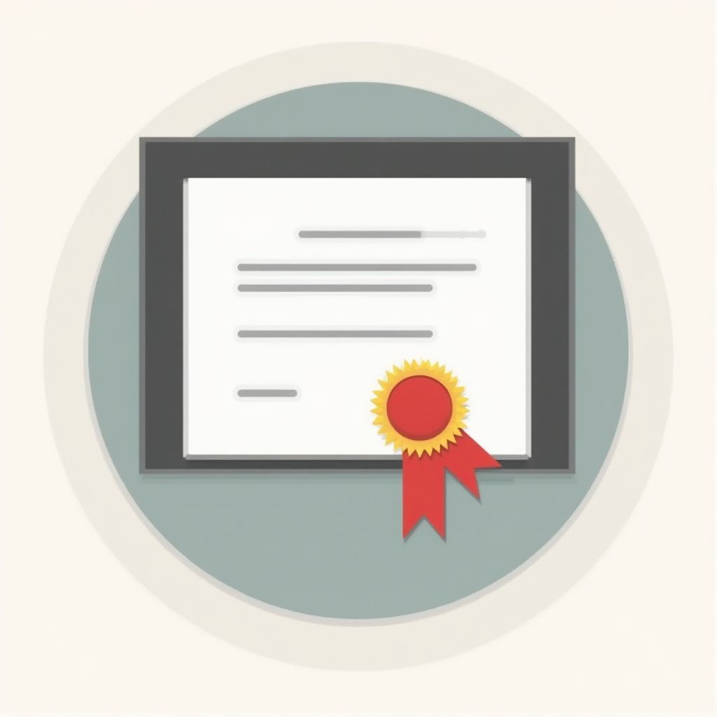 Icono de certificados