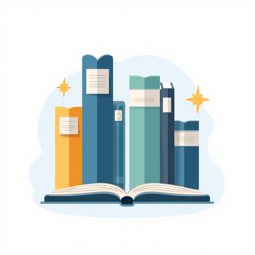 Icono de biblioteca digital