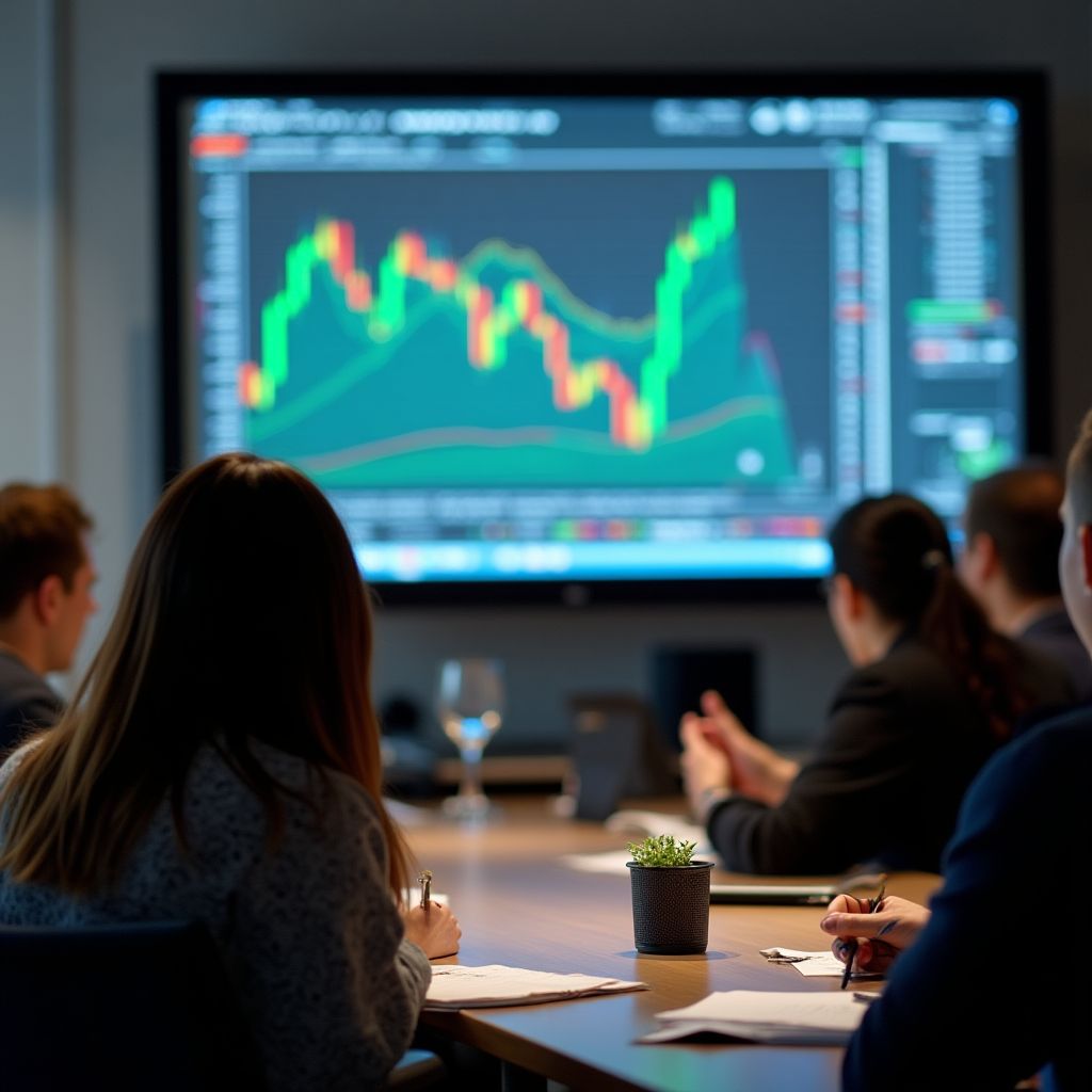Estudiantes aprendiendo teoría del mercado petrolero